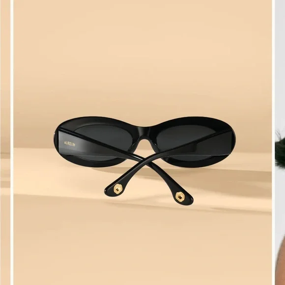 Aureum Collective Saint Germain Black Sunglasses - Picture 7 of 8